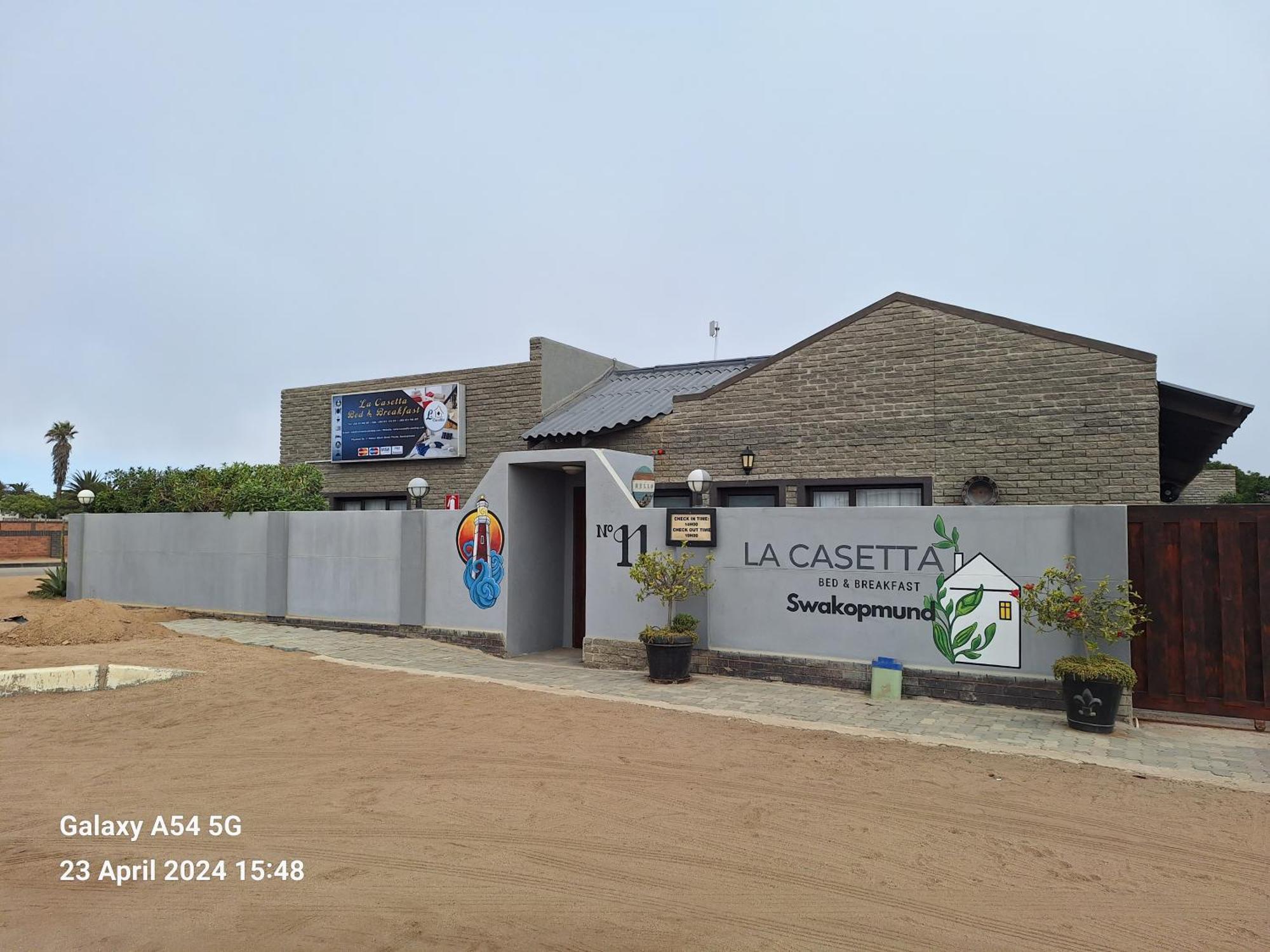 La Casetta Bed & Breakfast Swakopmund Luaran gambar